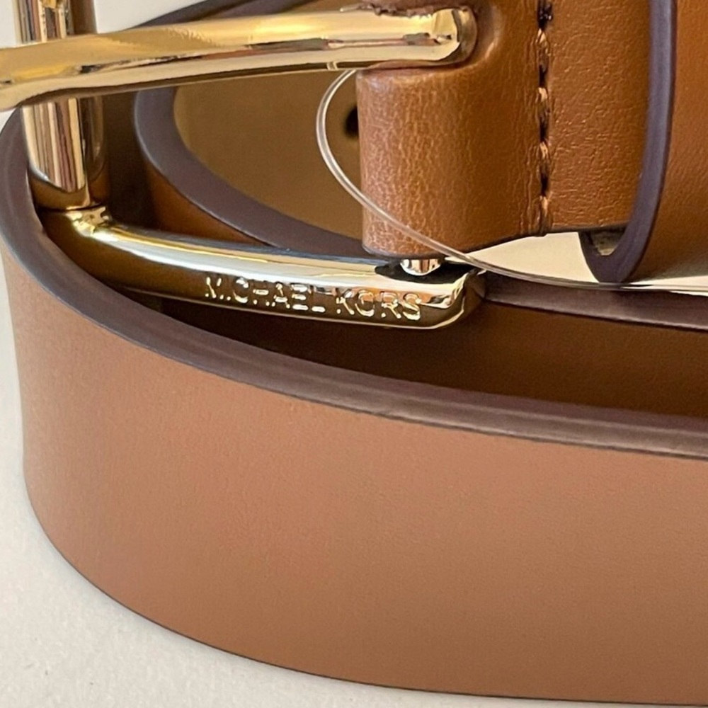 Michael Kors Sz Medium Brown Leather Belt Pouch Fanny Pack Bag AUTHENTIC NWT - Picture 4 of 5